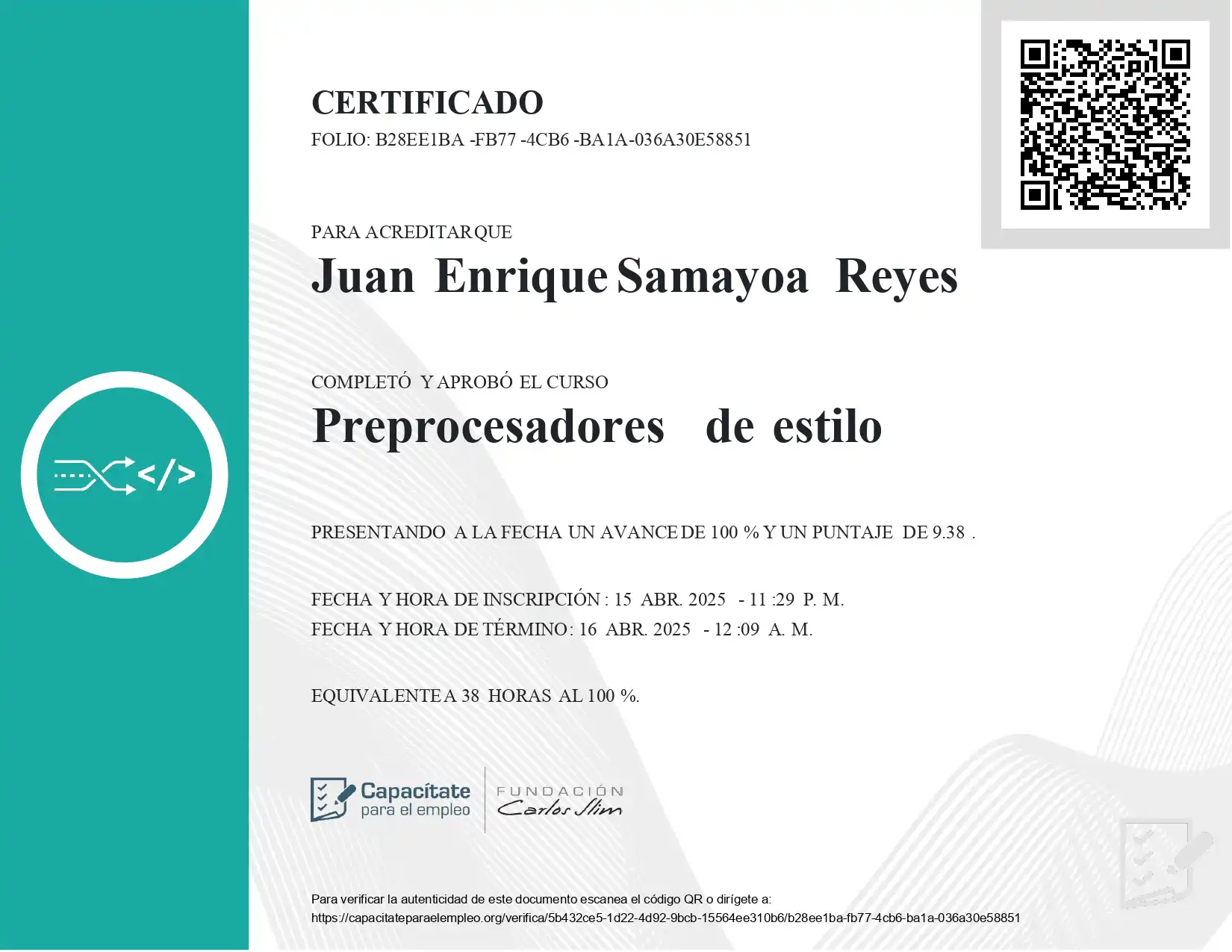 Certificacion Preprocesadores de estilos